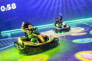 Più recente popolare altre strutture del parco divertimenti parco giochi al coperto giochi interattivi Mario Kart Go Kart per adulti - Product Image 4