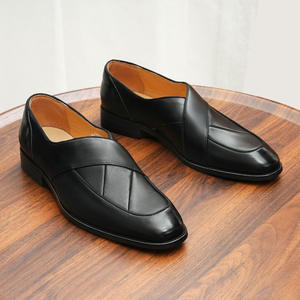 Zapatos planos de hombre de cuero genuino de alta calidad - una nueva marca de zapatos suaves para hombre a la moda con propiedades antideslizantes - Product Image 6