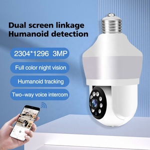 Fabricante original Home Wireless Wifi E27 Bombilla Vigilancia DE SEGURIDAD Cámara de vídeo inteligente <span class=keywords><strong>Carecam</strong></span> Pro - Product Image 4