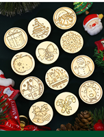 Cadeau promotionnel de Noël personnalisé, logo de marque, événement professionnel, tampon numérique en bois remplaçable, impression standard, décoration, Chine