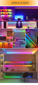 Dải Đèn <span class=keywords><strong>LED</strong></span> COB WS2811 RGBIC Đèn Băng Linh Hoạt RGB RGBW DC 24V Đủ Địa Chỉ <span class=keywords><strong>Pixel</strong></span> Dải Đèn <span class=keywords><strong>LED</strong></span> COB Thông Minh 720LEDs/M - Product Image 6