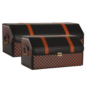 Leather Foldable Plug-In Large-Capacity Car Trunk Storage Box - Product Image 5