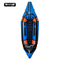 Packraft Eldon Pro pour eaux vives, modèle 2025 - Packraft gonflable robuste et durable en TPU 420D importé, Packraft Frontier