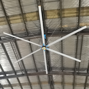 Ventilador de Techo Industrial de 6 Aspas, Motor de CA de 800 W, 3 Velocidades, Equipo de Ventilación y Refrigeración para Almacenes Metálicos - Product Image 2