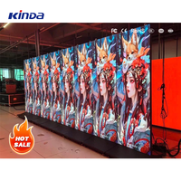 Écran d'affichage publicitaire LED portable et pliable P1.86 P2 P2.5 pour magasin de détail, écran d'affichage pliable