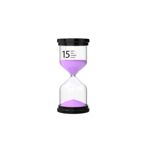 Reloj de Arena Moderno Vintage Hecho a Mano, Ecológico, Temporizador de 1/3/5/10/15 <span class=keywords><strong>Minutos</strong></span>, Cilíndrico de Vidrio Duradero y Ligero, NUEVO - Product Image 3