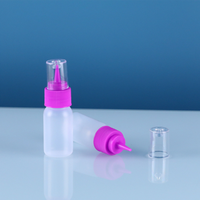 Bouteille de distribution liquide vide avec bouchon de distribution à pointe, 30 ml, 60 ml, 80 ml, 120 ml, avec bouchon de sécurité enfant