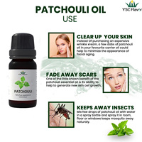 Huile essentielle de patchouli 100% pure naturelle fraîche en gros, marque privée, OEM 10ML/1L pour parfum