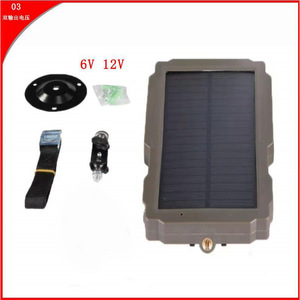 Panneau solaire pour caméra de chasse, 6V 12V en option, batterie 3000mAh, chargeur solaire - Product Image 5