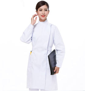 Camice Medico Antirughe Bianco per Estetiste e Assistenti Dentali, Camice da Laboratorio per Donne - Product Image 4