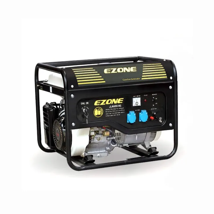 Generador de gasolina portátil, silencioso, 4KW, 9HP, precio de fábrica, EZ-4000A