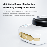 Batterie externe certifiée 3C, 10000 mAh, 45 W, Li-Polymère, avec écran LED, Type-C, cadeau, mini-caméra portable, logo personnalisé