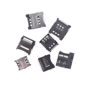 Porte-cartes <span class=keywords><strong>SD</strong></span>/Mini/TF/SIM/<span class=keywords><strong>Nano</strong></span>/<span class=keywords><strong>Micro</strong></span>, taille du fente pour carte, corps long et court avec couvercle rabattable auto-élastique - Product Image 5