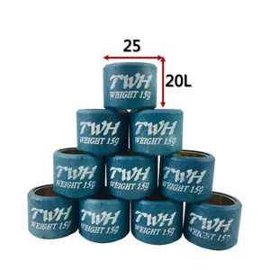 TWH XCITING400i Motorcycle 25x20mm A+ <b>Weight</b> Roller for KYMCO HONDA - Product Image 1