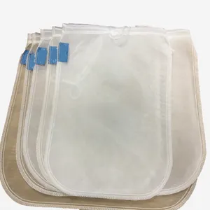 Food Grade 100 200 micron nylon filter bag nut milk bag