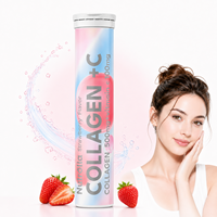 Comprimés effervescents OEM L-Glutathion Collagène Vitamine C – Complément de soutien immunitaire – Comprimé effervescent de collagène Marque privée