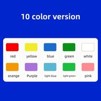 Étiquette circulaire en points codés de 10 mm A4, durable, écologique, autocollante, imperméable, résistante à l'huile, résistante aux déchirures, différentes couleurs