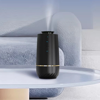 Diffuseur USB pour voiture, mini diffuseur d'huiles essentielles portable pour véhicule et maison, brume temporisée, noir mat