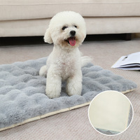 Tapis et coussins pour animaux de compagnie en gros, avec logo personnalisé, lavables, en peluche épaisse, pour chats et chiens, fournitures pour animaux, coussin chauffant pour animaux