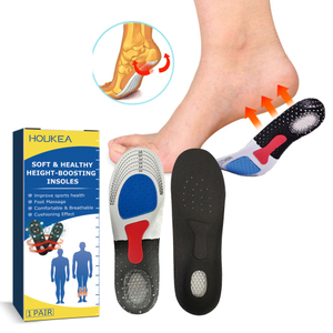 Houkea Les semelles intérieures douces et saines qui stimulent la hauteur favorisent le soutien de la voûte plantaire antidérapant et résistant à l'usure <span class=keywords><strong>Correction</strong></span> de la posture du pied - Product Image 1