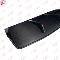 Diffuseur arrière en fibre de carbone sèche Z-ART RZ pour Porsche Taycan Turbo J1 2019+ Pièces extérieures