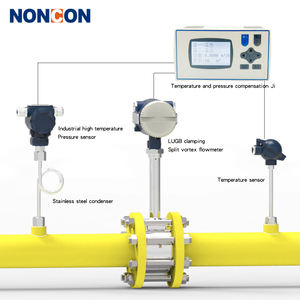 RS232 Pengukur Aliran Co2 Gas Bertekanan Udara Karbon Dioksida Nitrogen Argon Pengukur Aliran <span class=keywords><strong>Vortex</strong></span> untuk Harga <span class=keywords><strong>Flowmeter</strong></span> Pusaran Uap Boiler - Product Image 2