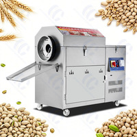 Machine à torréfier les grains de café à gaz Grain Sésame Épice Torréfacteur Feuille de thé Équipement de friture
