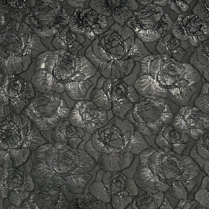 Yy Mật Độ Cao 3D Hoa Hồng Polyester Kim Loại Màu Đen Sang Trọng Dệt Jacquard Vải Cho Đảng Và Trang Phục Chính Thức - Product Image 2