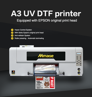 Impresora uv DTF de 3 tamaños, máquina de impresión de etiquetas de cristal, rollo a rollo AB de película de transferencia en frío