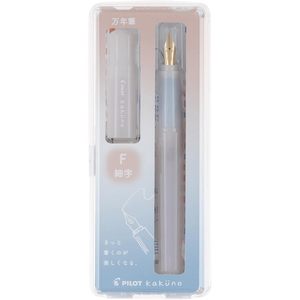 Stylo plume Kakuno Madoromi en acier inoxydable ivoire, pointe fine F, P-FKA-1-MDIF, pour l'écriture quotidienne des étudiants - Product Image 6