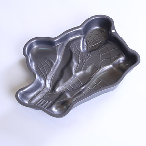 Moule à gâteau Spider-Man, forme irrégulière, en acier au carbone, pour la fabrication de gâteaux DIY - Product Image 1