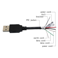 Kabel Pengisian Daya 5Pin Mini B USB 2.0 Tipe A Male ke Mini USB untuk GoPro, Kontroler PS3, Pemutar MP3, Kamera Dashcam, GPS
