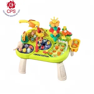 Table de <span class=keywords><strong>jeu</strong></span> des terres agricoles multifonctionnel bébé Puzzle Table de <span class=keywords><strong>jeu</strong></span> Animal bureau de <span class=keywords><strong>jeu</strong></span> jouets d'éducation précoce - Product Image 1