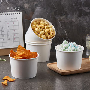 FULINGWholesale Disposable <strong>Paper</strong> <strong>Cup</strong>, Take Out Kraft <strong>Paper</strong> Food Container, Eco Friendly <strong>Paper</strong> Salad Bowl With Lids - Product Image 4