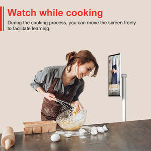 Fornitore verificato Stand <span class=keywords><strong>Tv</strong></span> per cucina interna Android 12 Televisor OFD <span class=keywords><strong>Tv</strong></span> portatile con batteria bianca <span class=keywords><strong>Smart</strong></span> <span class=keywords><strong>Tv</strong></span> su ruote - Product Image 3