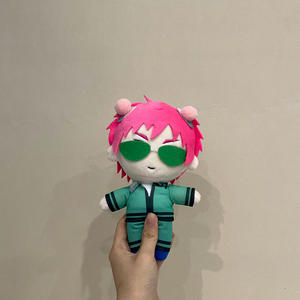 Peluche Personnage Anime HECION en Coton PP et Fibre de Polyester - Poupée en Peluche <span class=keywords><strong>Saiki</strong></span> Kusuo's Disaster pour les Fans d'Anime - Product Image 4