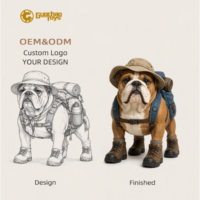 Figurines en résine personnalisées peintes à la main, design 3D professionnel OEM ODM, figurines d'action personnalisées pour tableau de bord de voiture, figurines exclusives pour votre chien