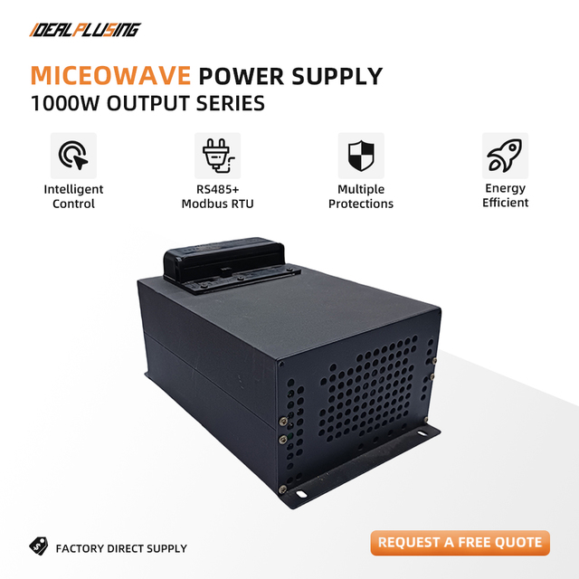 1500W Intelligent Protection Intelligent Heating Microwave Power Supply for Automatic Control System