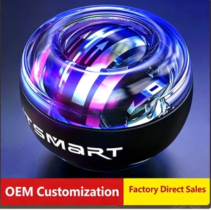 Gyro Ball con Estuche de Transporte, Ejercitador de Antebrazo, Entrenador de Muñeca y Brazo, Ejercitador LED para Gimnasio, Bola Giratoria de Fuerza para Antebrazo y Muñeca - Product Image 1