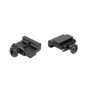 2 pcs Support de lampe de poche en alliage d'aluminium Clip augmentant la hauteur 20mm à 11mm Base de conversion Adaptateur en queue d'aronde - Product Image 4