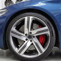 Jantes forgées usinées finition Gunmetal 5 branches en alliage 18 19 20 22 pouces pour Audi A4 A5 S4 S5 Finition personnalisée Conception de précision