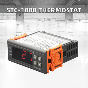 เทอร์โมสตัทคุณภาพสูง STC-1000 <span class=keywords><strong>220V</strong></span> 50/60HZ เครื่องควบคุมอุณหภูมิ สำหรับการเก็บรักษาที่เหมาะสมที่สุดในห้องเย็นพลาสติก - Product Image 2
