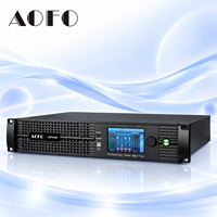 Amplificateur DSP haute puissance 2CH AOFO DSP20000, amplificateur audio numérique 4000W XLR 90-265V pour enceintes Line Array de concert
