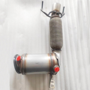 Convertisseurs catalytiques en acier inoxydable à haut débit à prix bon marché d'usine pour pièces de moteur de voiture de tuyaux de descente N52 B38 - Product Image 2