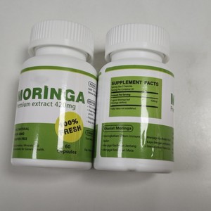 Biểu tượng tùy chỉnh <span class=keywords><strong>Moringa</strong></span> viên nang hữu cơ <span class=keywords><strong>Moringa</strong></span> lá bột <span class=keywords><strong>Moringa</strong></span> viên nang - Product Image 2