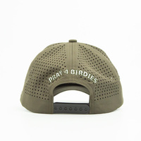 Gorra de Béisbol Personalizada con Elasticidad en Cuatro Direcciones, Parche de Silicona 3D, Bordado Láser, Perforaciones Laterales, Gorra de Golf con Logotipo Bordado Personalizado