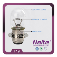 Ampoule de moto NAITE en promotion T19 12V 35/35V P15D-25-1 pour phares de moto