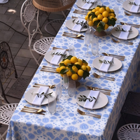 Nappe Jacquard Géométrique Moderne en Tissu Lourd Tissé, Housse de Table Imperméable et Écologique pour Mariages, Banquets et Hôtels