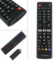 Control Remoto de Repuesto con Código Fijo, de Plástico, Batería Recargable, Distancia de Control de 10 m, para TV L AKB75095308 SMART LED 3D HDTV