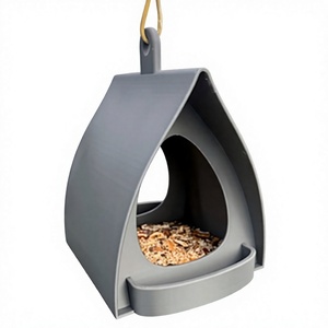 Nuevo Comedero para Pájaros Colgante de Plástico Resistente para Exteriores, Tamaño Personalizado, Decoración para Jardín y Observación de Aves, Sin Electricidad, Sin Recubrimiento - Product Image 1
